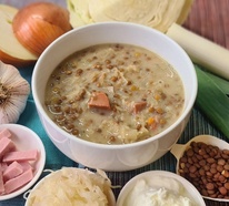 cockova_polevka_kysane zeli_vege sunka