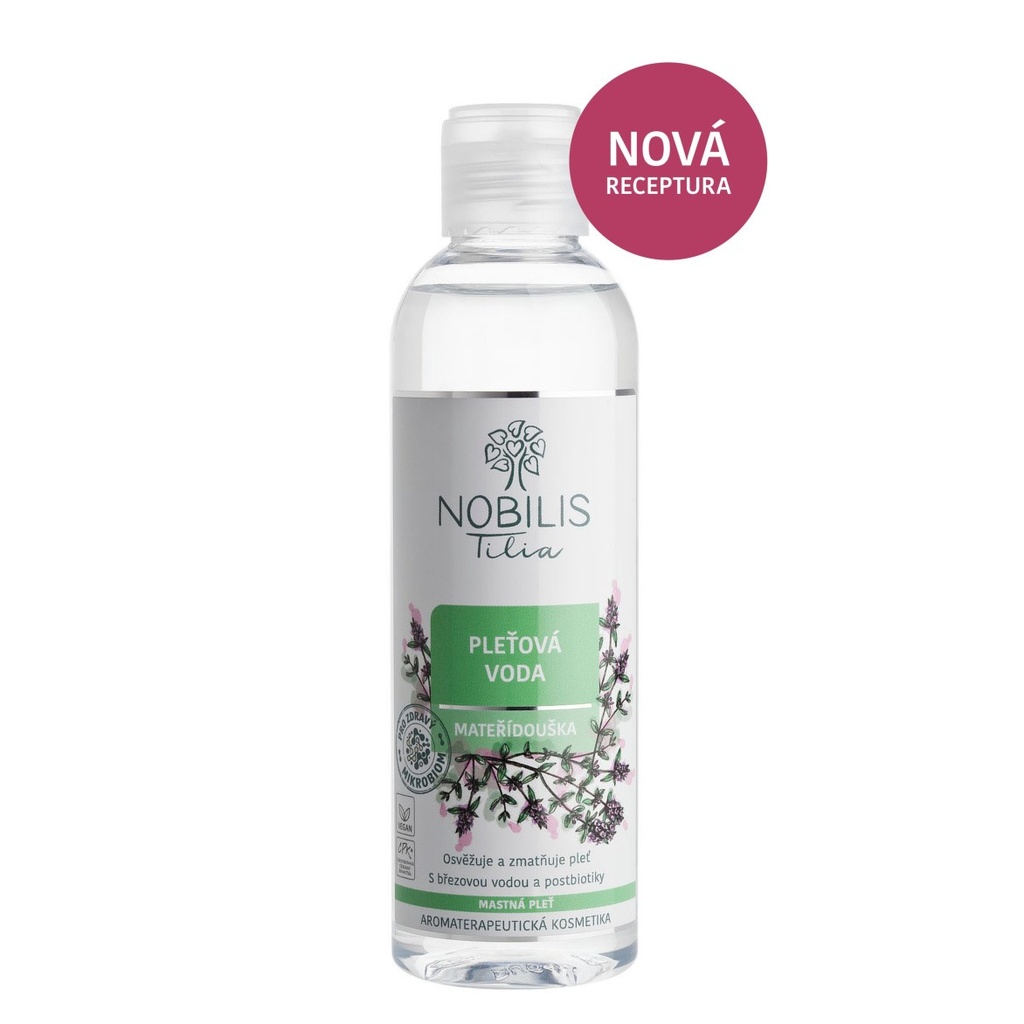 Nobilis Tilia Pleťová voda 200ml Mateřídouška