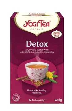 BIO čaj Detox porcovaný 30,6 g Yogi Tea