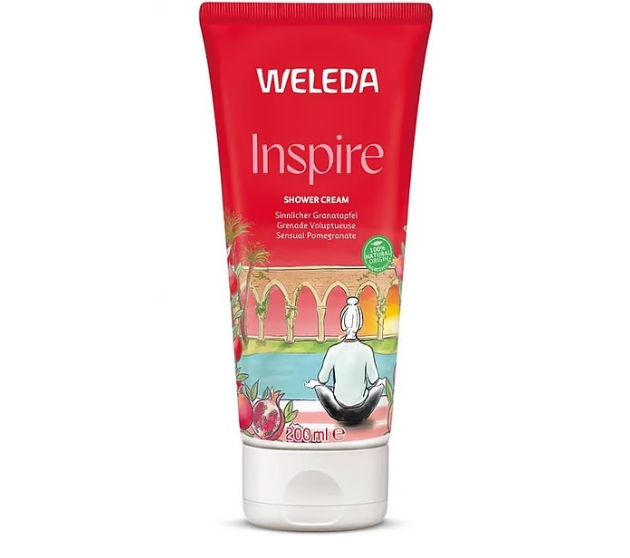 WELEDA sprchový krém INSPIRE granátové jablko  200ml
