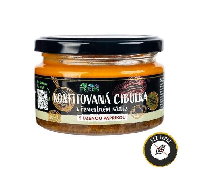 Pelikans Konfitovaná cibulka s uzenou paprikou 200g
