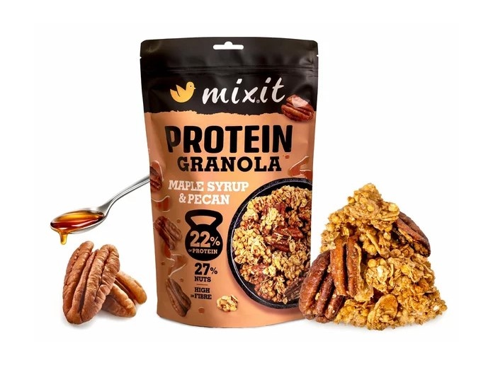 MIXIT Protein granola s javor. sirupem a pekany 350g