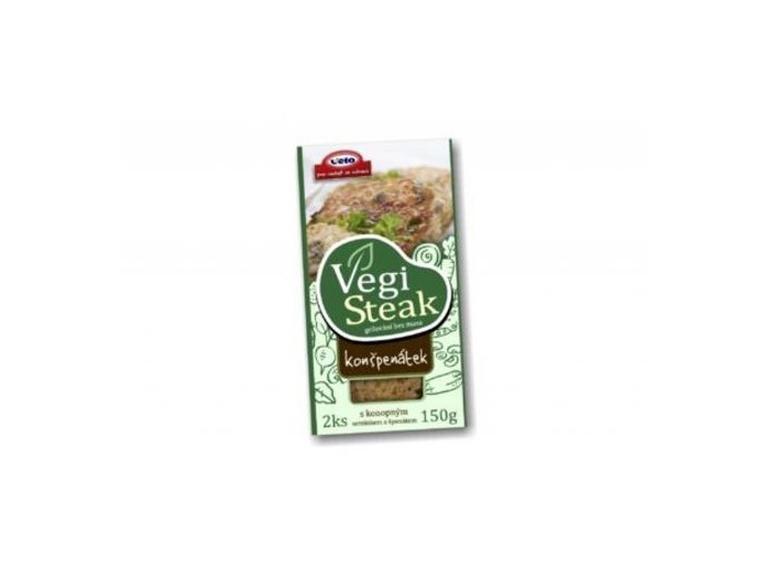 VETO ECO VegiSteak Konšpenátek 150g - CHLAZENÝ produkt - pouze pro osobní odběr a rozvoz po HK