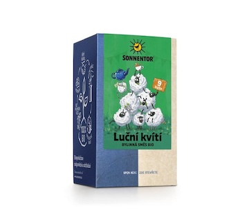 Bio čaj Luční kvítí porcovaný 27g Sonnentor