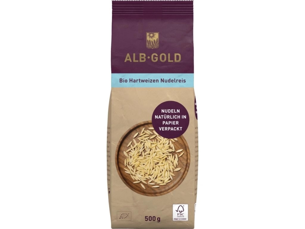 ALB*GOLD Nudle RISONI z tvrdé pšenice 500g Bio