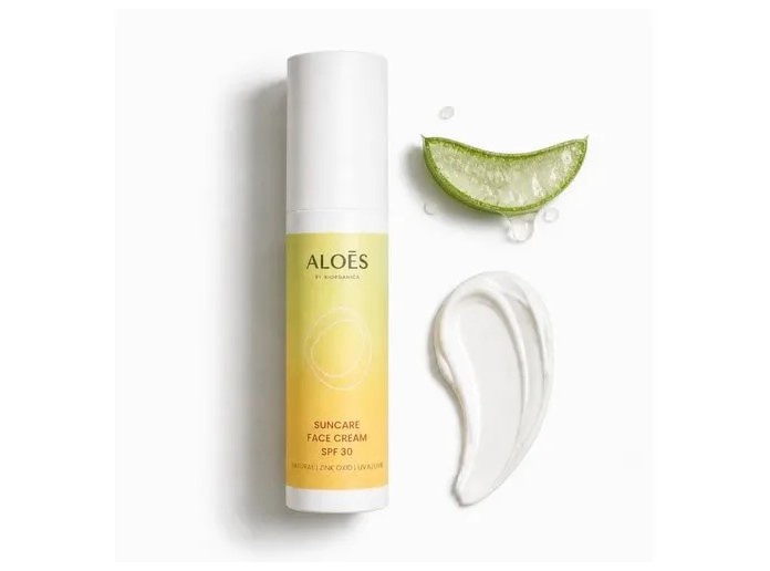 Aloés Opalovací krém na obličej SPF30 50ml
