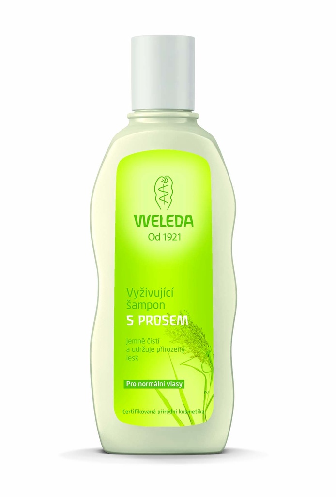 Vyživující šampon s prosem 190ml Weleda