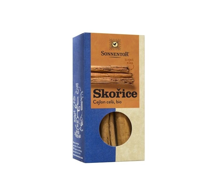 SONNENTOR Bio skořice celá  18 g Cejlonská