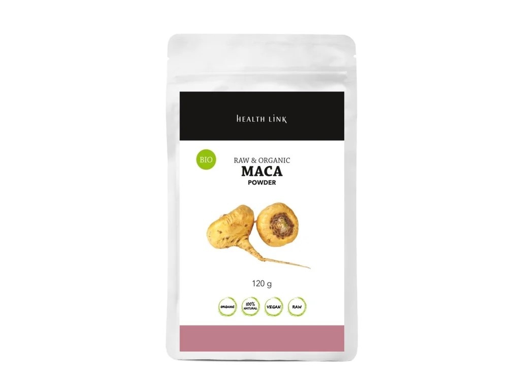 BIO RAW prášek Maca 120g  Health Link