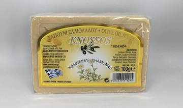 Mýdlo olivové Knossos heřmánkem 100g