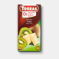 Dia čokoláda bílá s kiwi  Torras 75 g