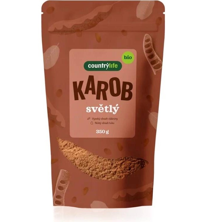 CountryLife KAROB světlý BIO 350g