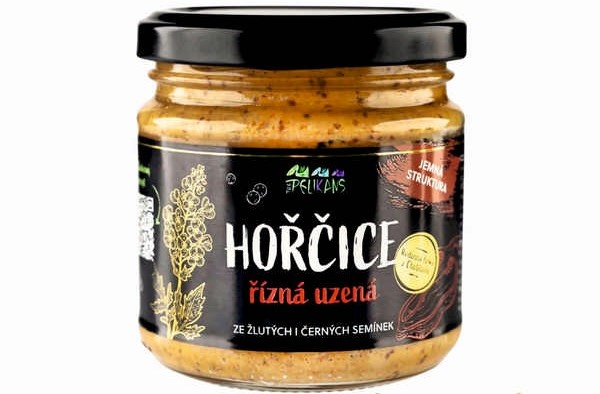 The Pelikans HOŘČICE řízná uzená 170g 