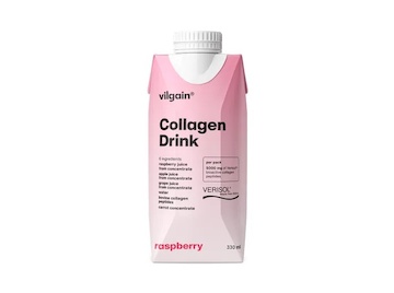 VILGAIN kolagenový nápoj s malinovou šťávou 330ml
