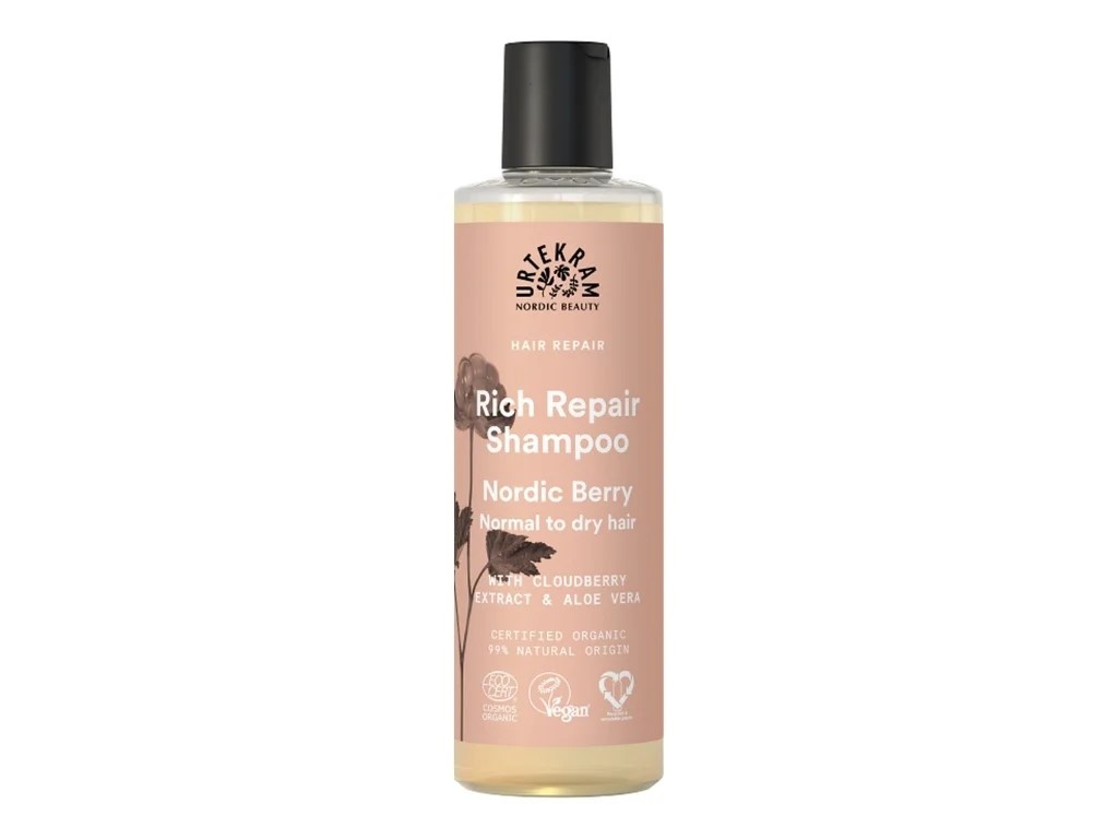 URTEKRAM Nordic beauty Šampon Nordic Berry 250ml BIO 