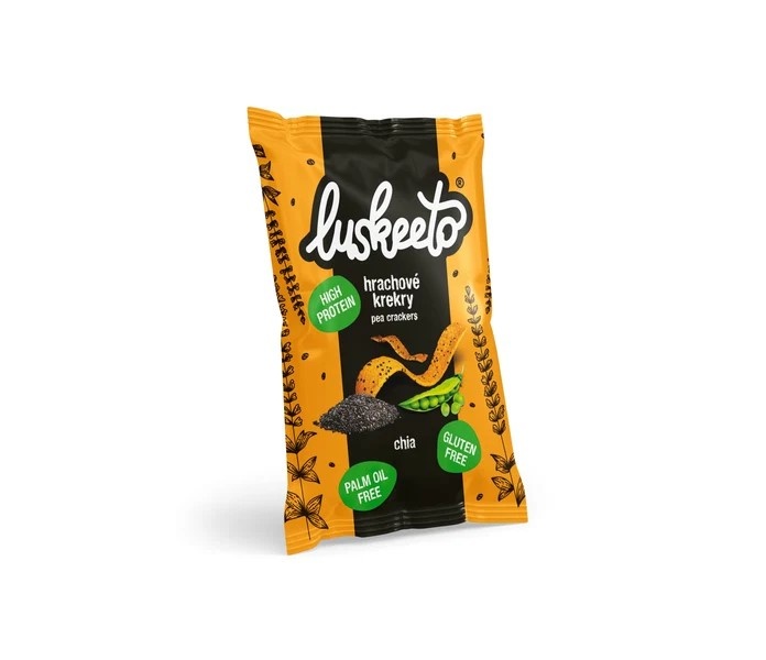 Luskeeto Krekry luštěninové s chia 40 g