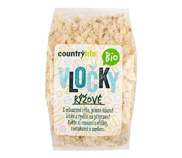 Country Life Vločky rýžové 250g BIO