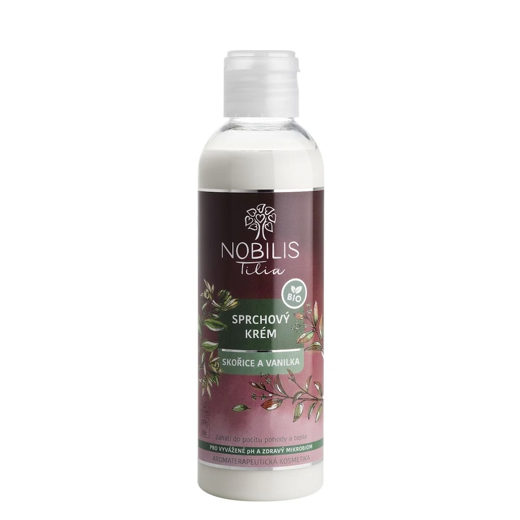 NOBILIS Tilia Sprchový krém Skořice a vanilka 200 ml 