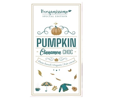 Benjamissimo Tabulka bílá s dýní a skořicí - 60g Pumpkin CHOC Special Edition