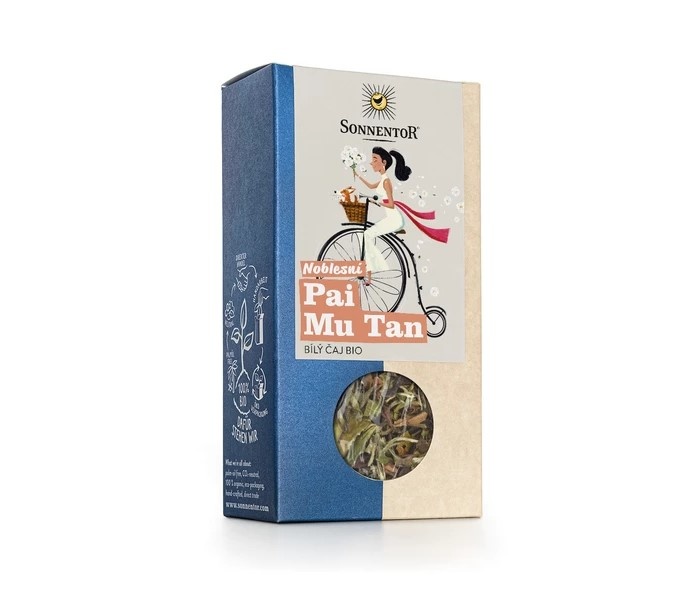 SONNENTOR Noblesní Pai Mu Tan sypaný
bílý čaj BIO 40g 