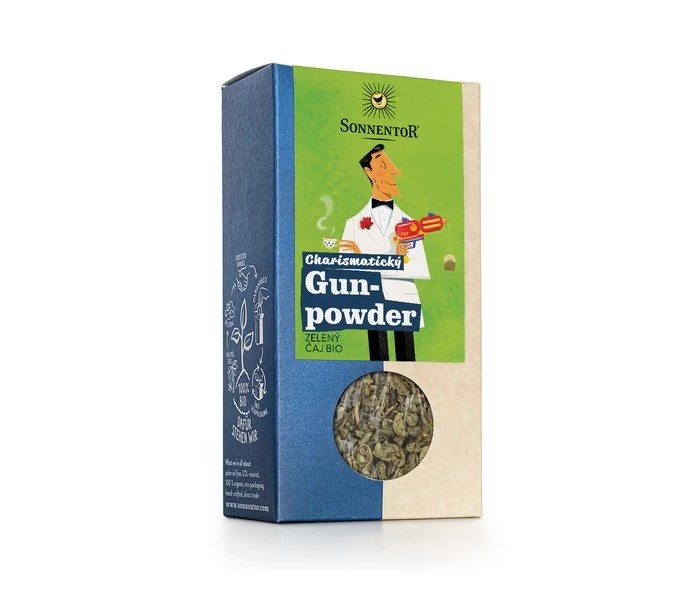 Sonnentor Bio čaj Zelený Gunpowder sypaný 100g 
