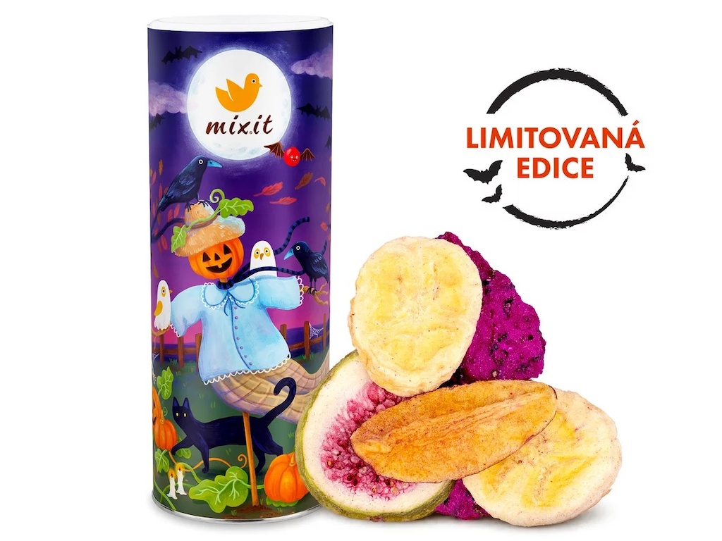 MIXIT Velké strašidelné ovoce 160g halloweenský tubus