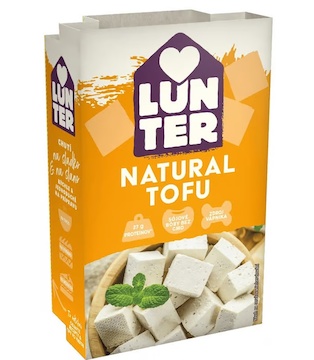 LUNTER Tofu natural 180g  - chlazený produkt                                                                                                                              