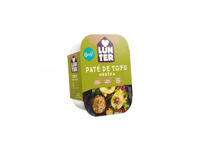 LUNTER Paté de Tofu Hruška 150g - chlazený produkt