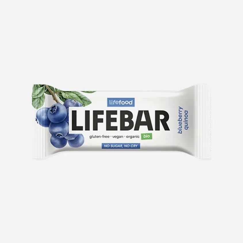 Lifefood Tyčinka borůvková 40g BIO Lifebar