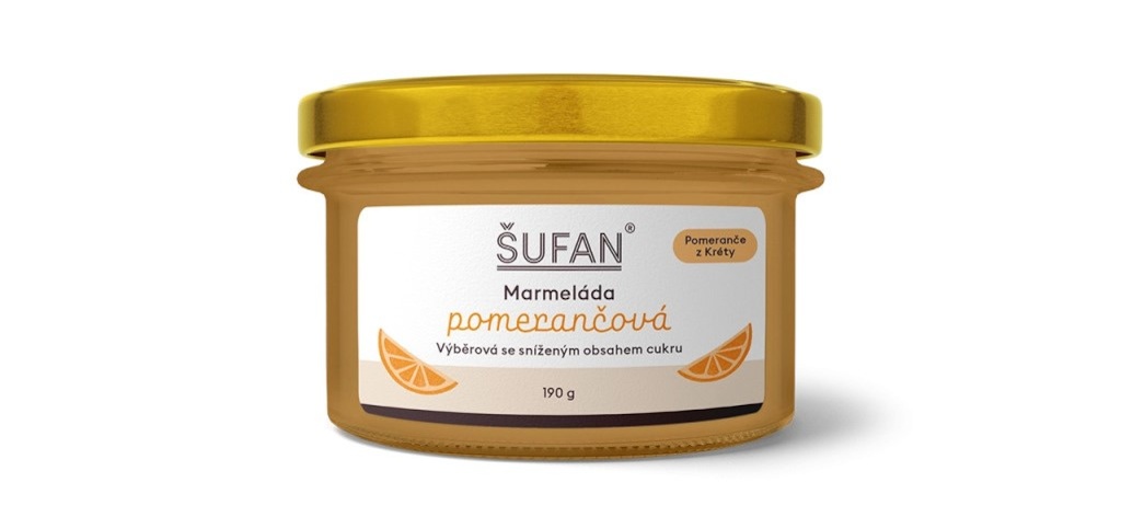ŠUFAN Marmeláda pomerančová 190g
