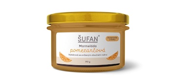 ŠUFAN Marmeláda pomerančová 190g