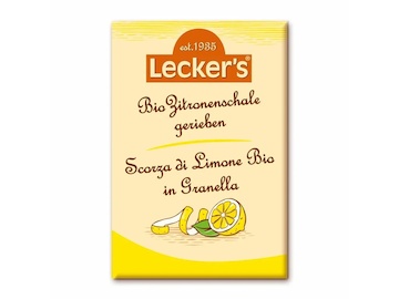 Lecker's Citronová kůra strouhaná 15 g BIO 