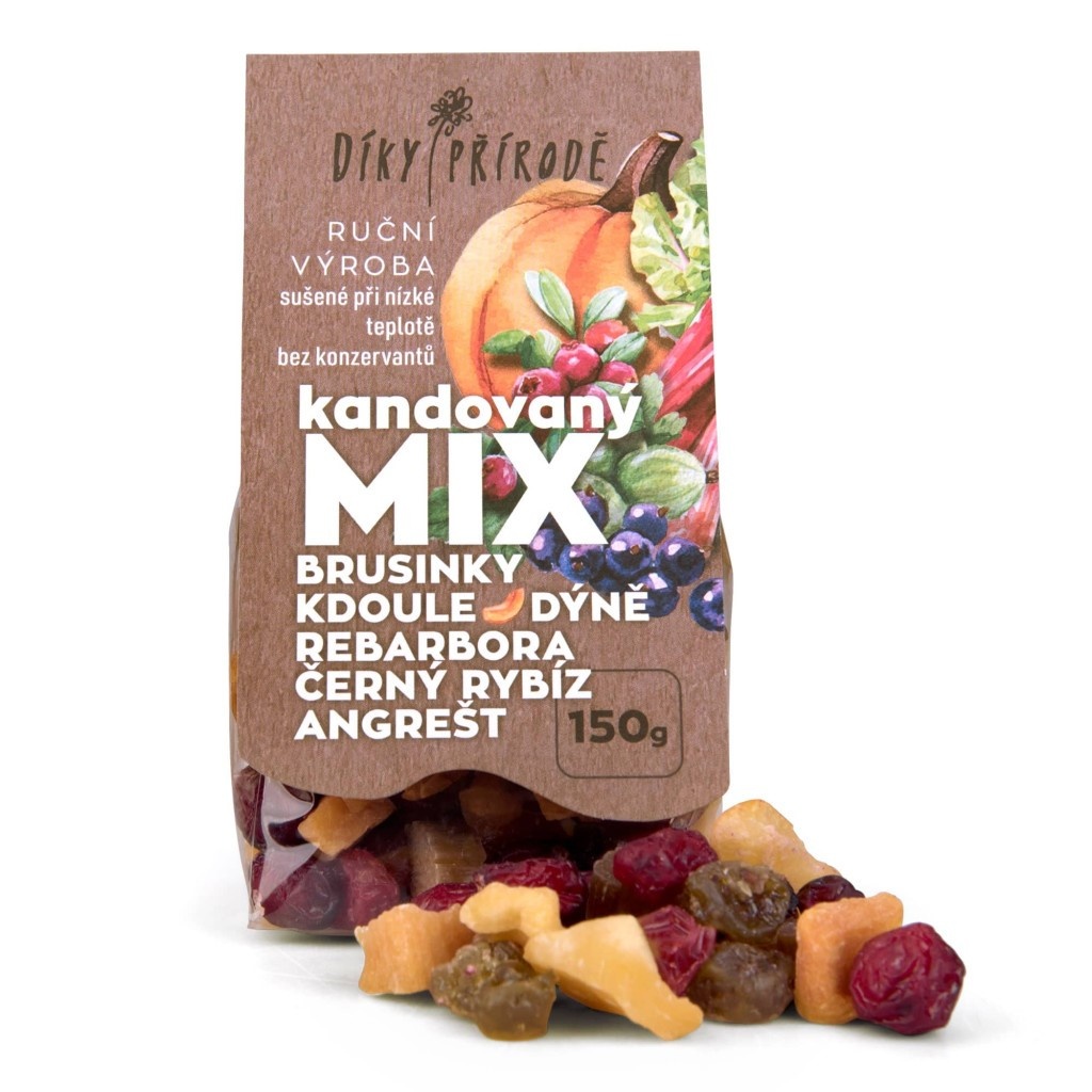 Díky Přírodě Kandovaný MIX 150g