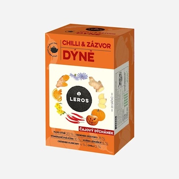 LEROS Čajový dýchánek Chilli, zázvor & dýně 40g