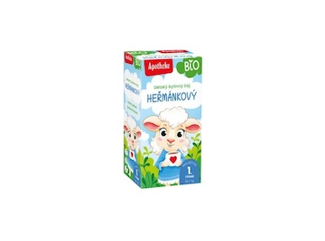 Apotheke BIO dětský čaj heřmánkový 20 g porcovaný 

