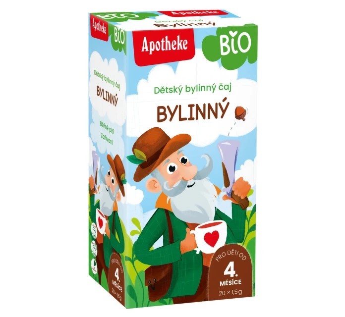 Apotheke Dětský bylinný čaj pro běžné pití BIO 30g porcovaný
