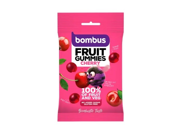 Bombus Fruit Gummies  bonbóny třešňové 35g 