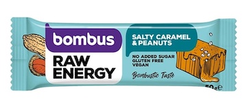 Bombus RawEnergy Tyčinka slaný karamel-arašídy 50g 