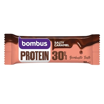 Bombus Protein 30%  tyčinka  slaný karamel 50g 