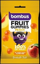 Bombus Fruit Gummies bonbóny broskvové 35g 