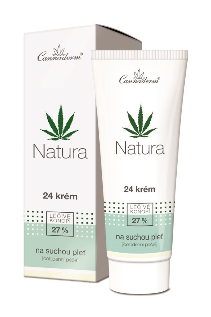 Cannaderm Natura 24 krém na suchou pleť  75g

