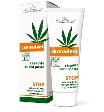Cannaderm Cannadent zubní pasta 75g 