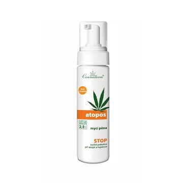 Cannaderm Atopos mycí pěna 180ml 