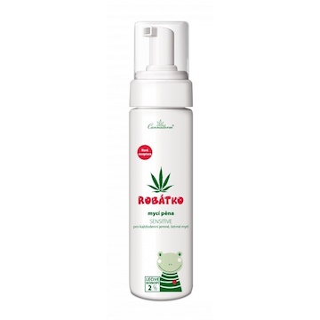 Cannaderm Robátko mycí pěna sensitiv 200ml