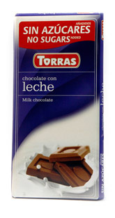 Dia čokoláda mléčná Torras 75 g