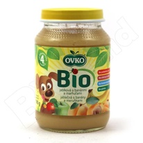 Bio dětská výživa OVKO jablko-banán 190g