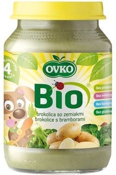 Bio dětská výživa OVKO brokolice-brambory 190g