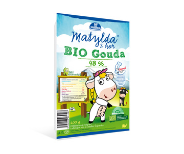 BIO Matylda sýr Gouda 48% plátky 100g                                                                                                   