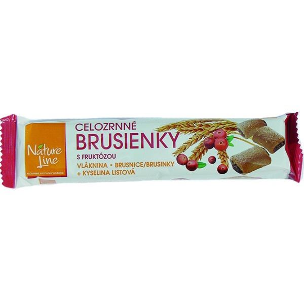 Sušenky celozrnné  Brusienky s fruktózou  65g