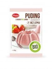 BIO Puding jahodový s kousky jahod  40g AMYLON